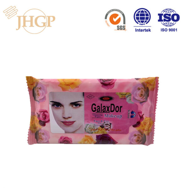 10pcs clean face and make up removal wet wipes