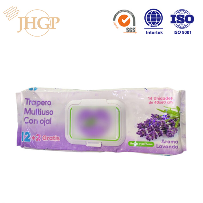12+2pcs powerful cleaning floor wipes